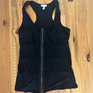 Black Silence + Noise Zip Up Tank